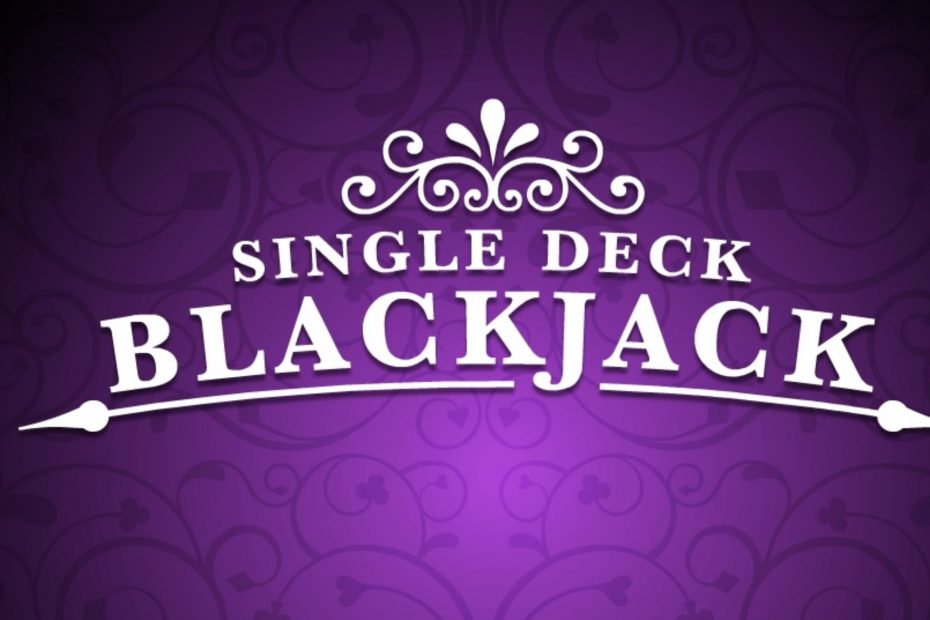 The Best Way to Win in Single Deck Blackjack